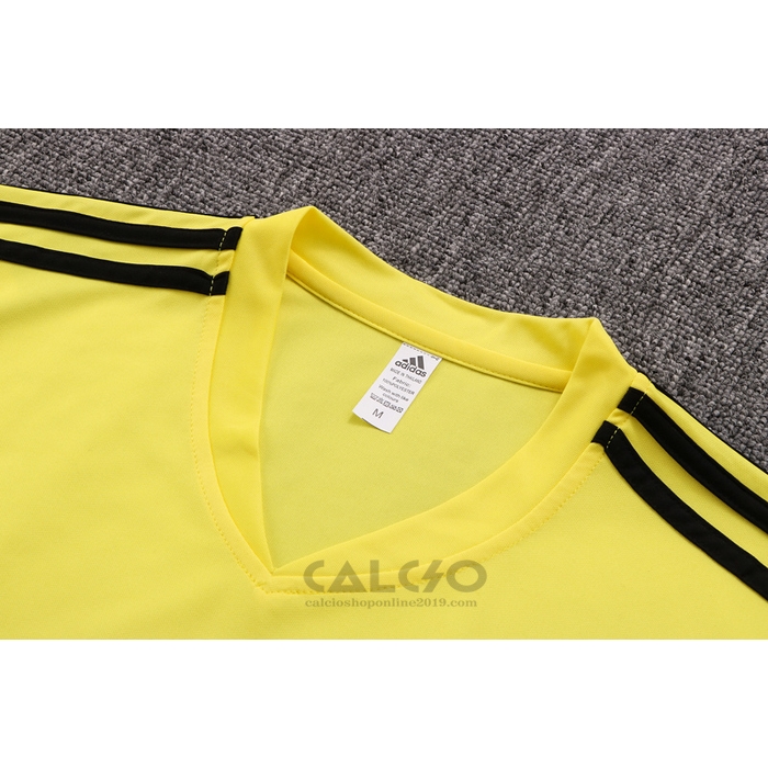 Tuta da Track Flamengo Manica Corta 2022-2023 Giallo